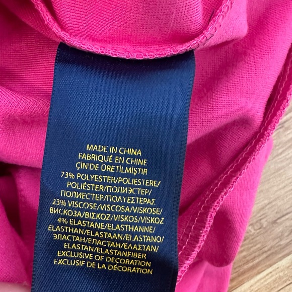 POLO Ralph Lauren Toddler Girl Sleeveless Pink Dress Size 3 T Preppy Classic - Picture 9 of 10